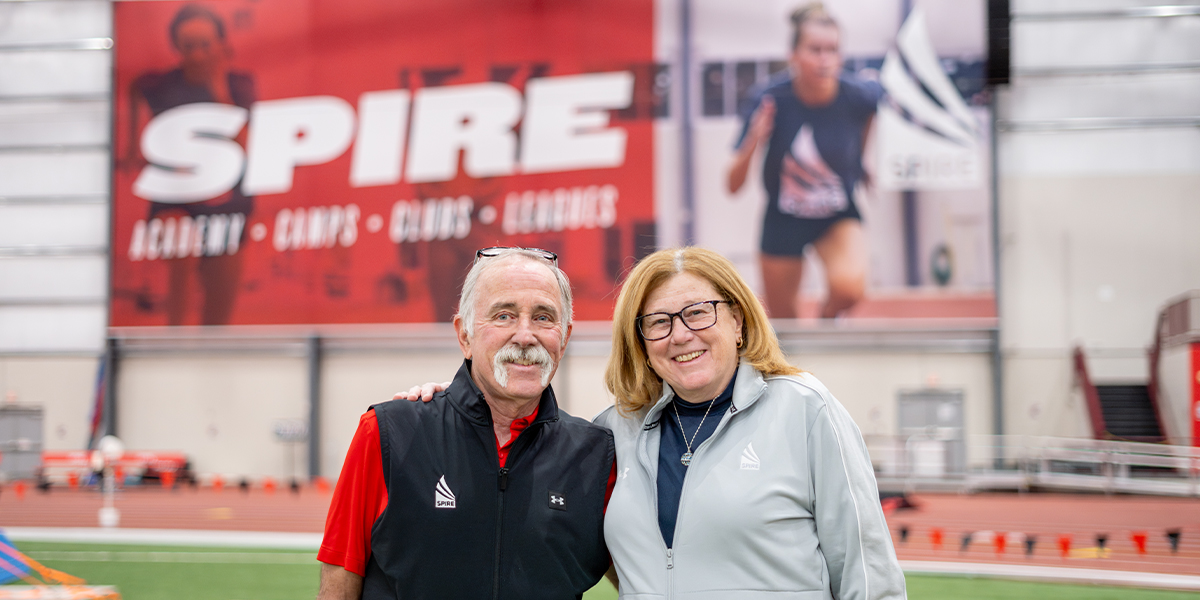 USATF President’s Award Presented to SPIRE’s Sue and Charlie Powell