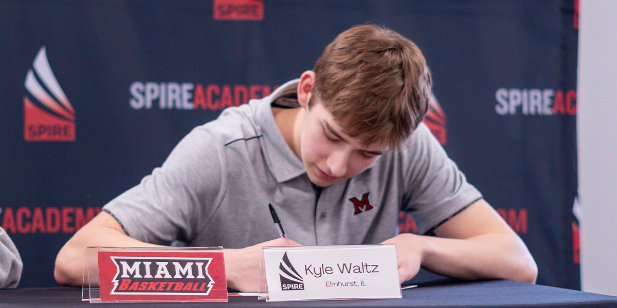 SPIRE Postgrad Alum Kyle Waltz Contributing to Nation’s Only Undefeated Division I Program at Miami (OH)